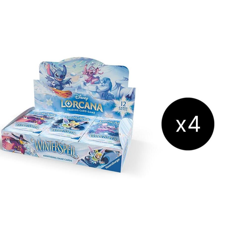Disney Lorcana: Winterspell Booster 4-Box Case